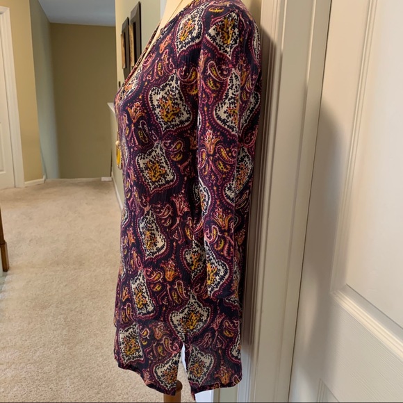 J. CREW Boho Printed Cotton Tunic - Picture 4 of 5